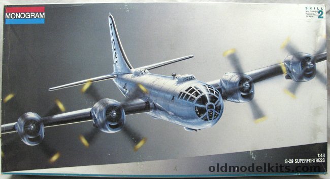 Monogram 1/48 Boeing B-29 Superfortress With Atomic Bombs, 5706 plastic model kit